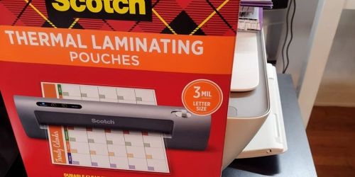 Scotch Thermal Laminating Pouches 50-Count Only $11.74 on Amazon (Regularly $19)