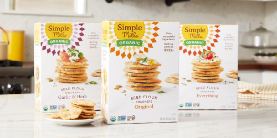 Simple Mills Organic Crackers from $2.59 Shipped on Amazon (Gluten-Free & Plant Based)