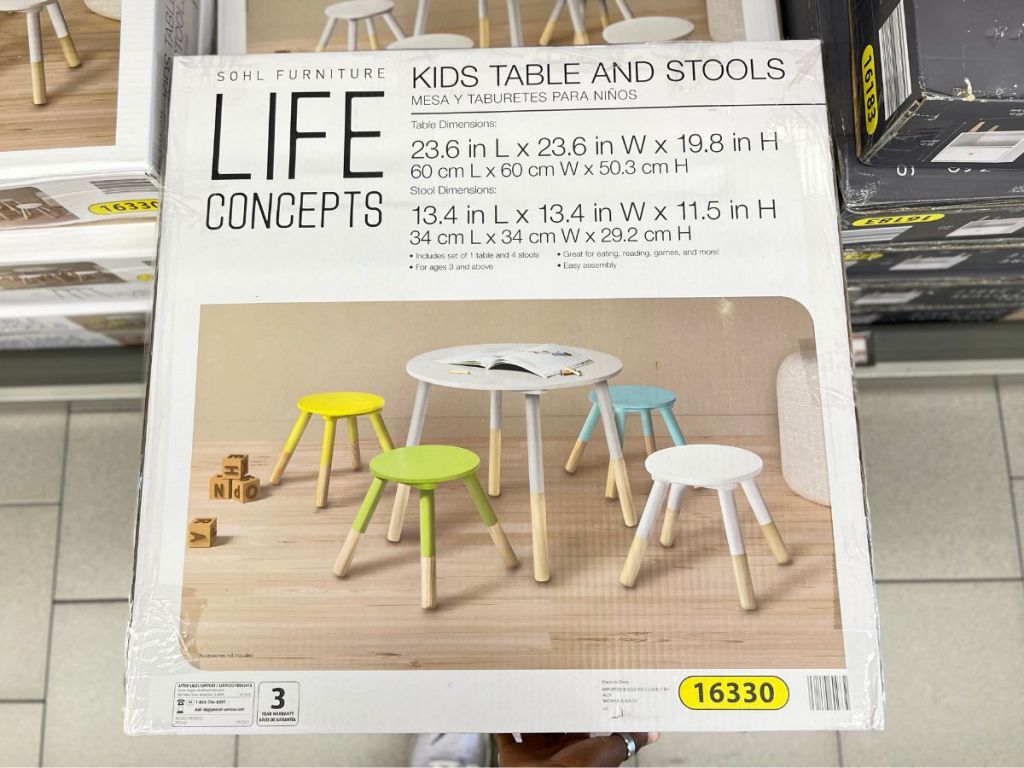 Sohl Furniture Kids Table and Stools