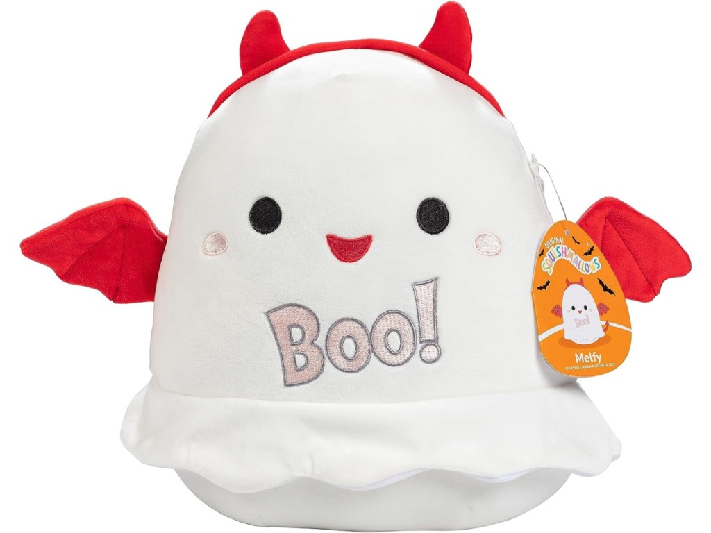 Squishmallows 10 Melfy The Ghost Devil Halloween Plush