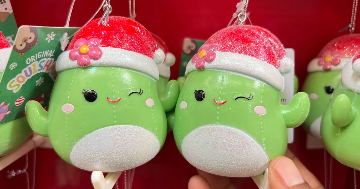 Squishmallow Holiday Ornament Dray And Murray BNWT