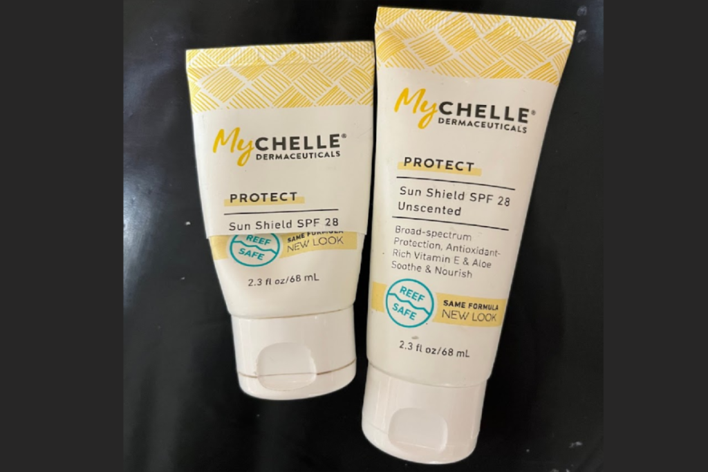 My Chelle Sunscreen Containers 
