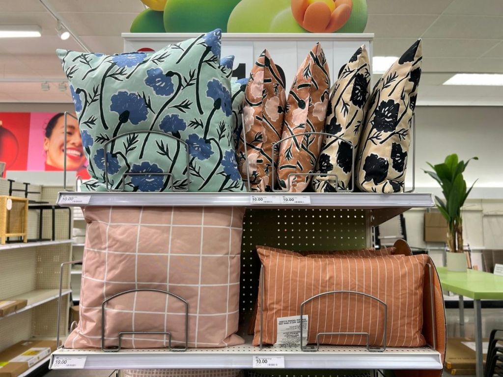 Outdoor pillows in Target
