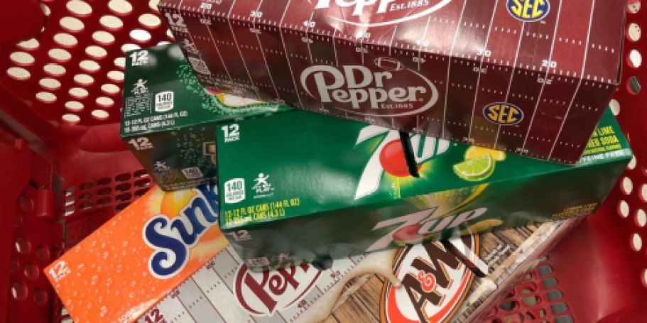 Soda 12-Packs Only $4.75 Shipped on Amazon (Dr Pepper, 7UP, Canada Dry, & More)