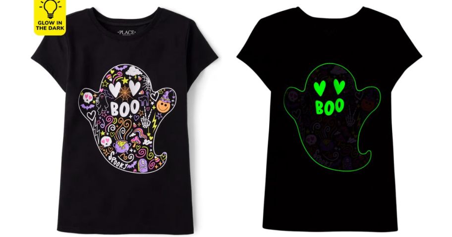 The Children's Place Glow in the Dark Ghost T-Shirt