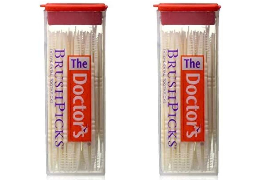 The Doctor's Brushpicks Interdental Toothpicks 120 Count 2 Pack