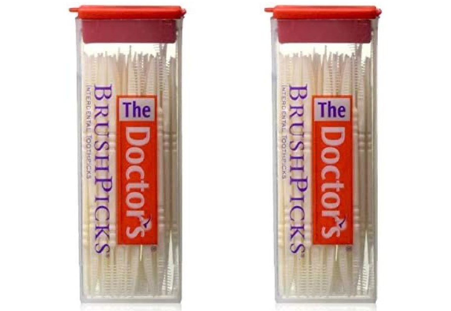 The Doctor's Brushpicks Interdental Toothpicks 120 Count 2 Pack