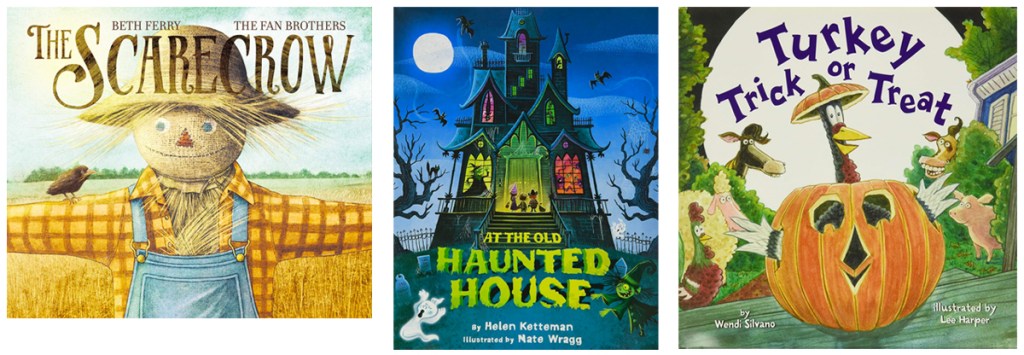 The Scarecrow At the Old Haunted House and Turkey Trick or Treat Books