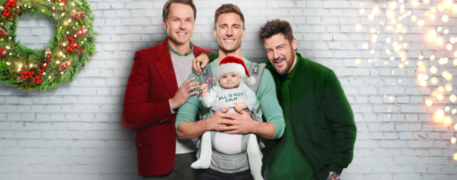 Three Wise Men and a Baby Hallmark movie poster from the Christmas in July movie marathon