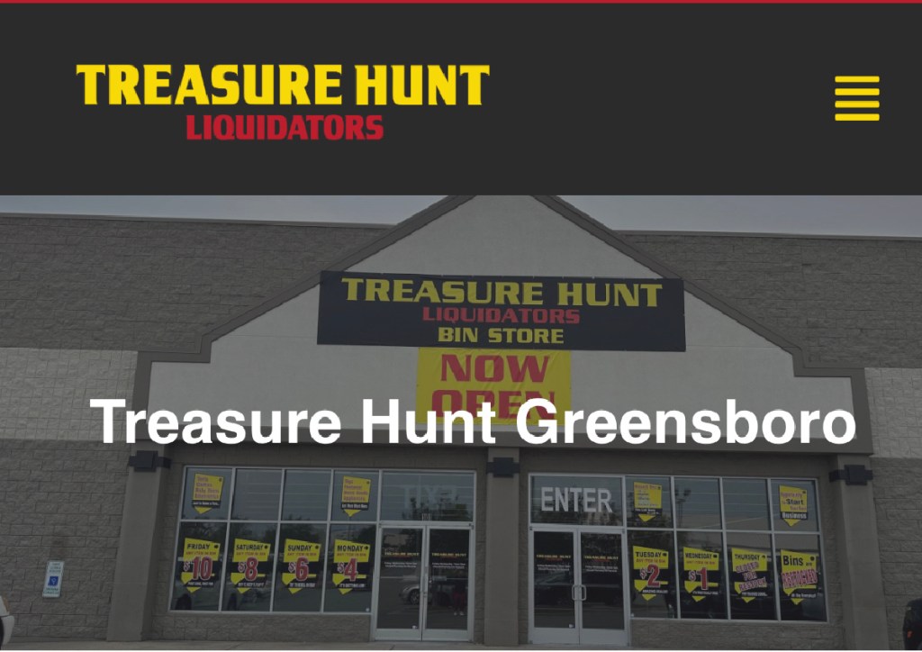 Treasure Hunt Liquidators storefront