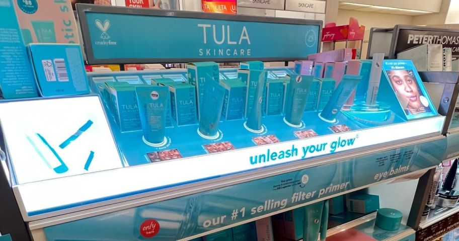 Tula Skincare Display at Ulta