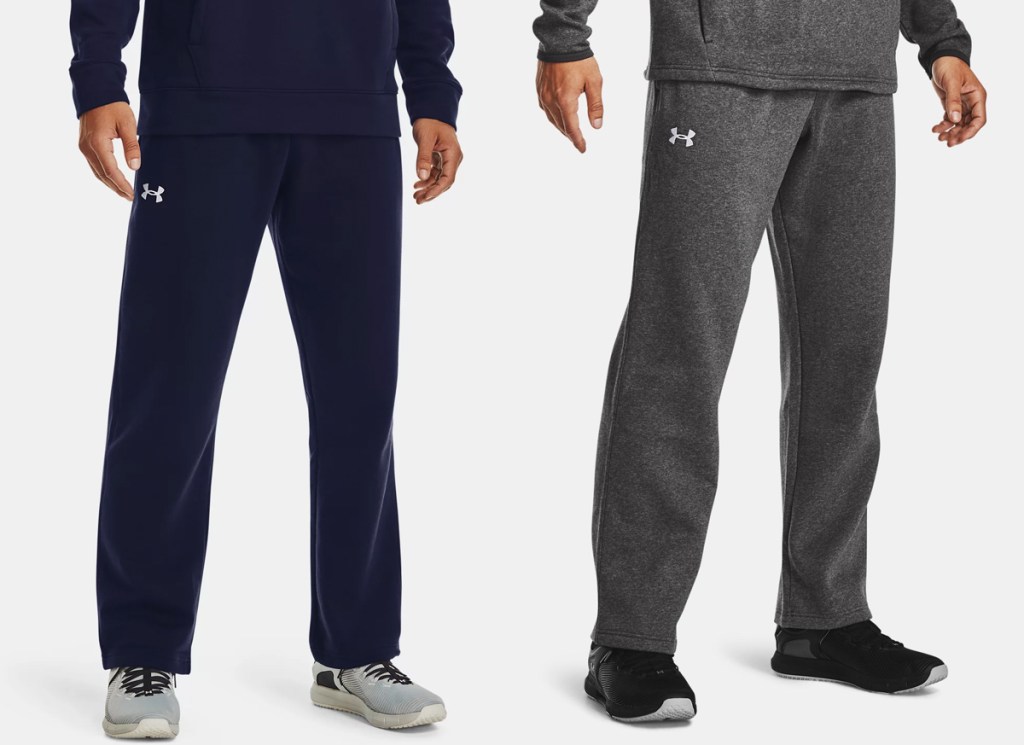 Under-Armour-Mens-Rival-Fleece-2.0-Team-Pants يتم شحن سترات وبنطلونات الركض الصوفية من Under Armour بسعر 19.99 دولارًا فقط