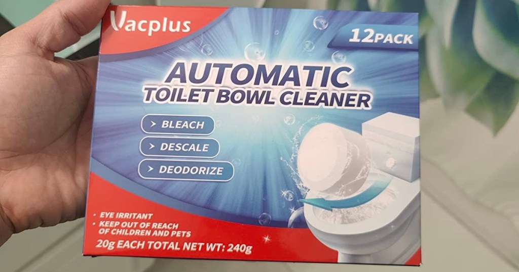 Vacplus Toilet Bowl Cleaner Tablets 12-Pack