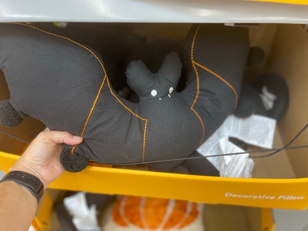 Way to Celebrate Halloween Bat Pillow