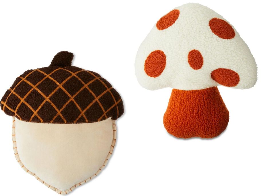 Stock images of Way to Celebrate Acorn and Mushroom Harvest Pillows