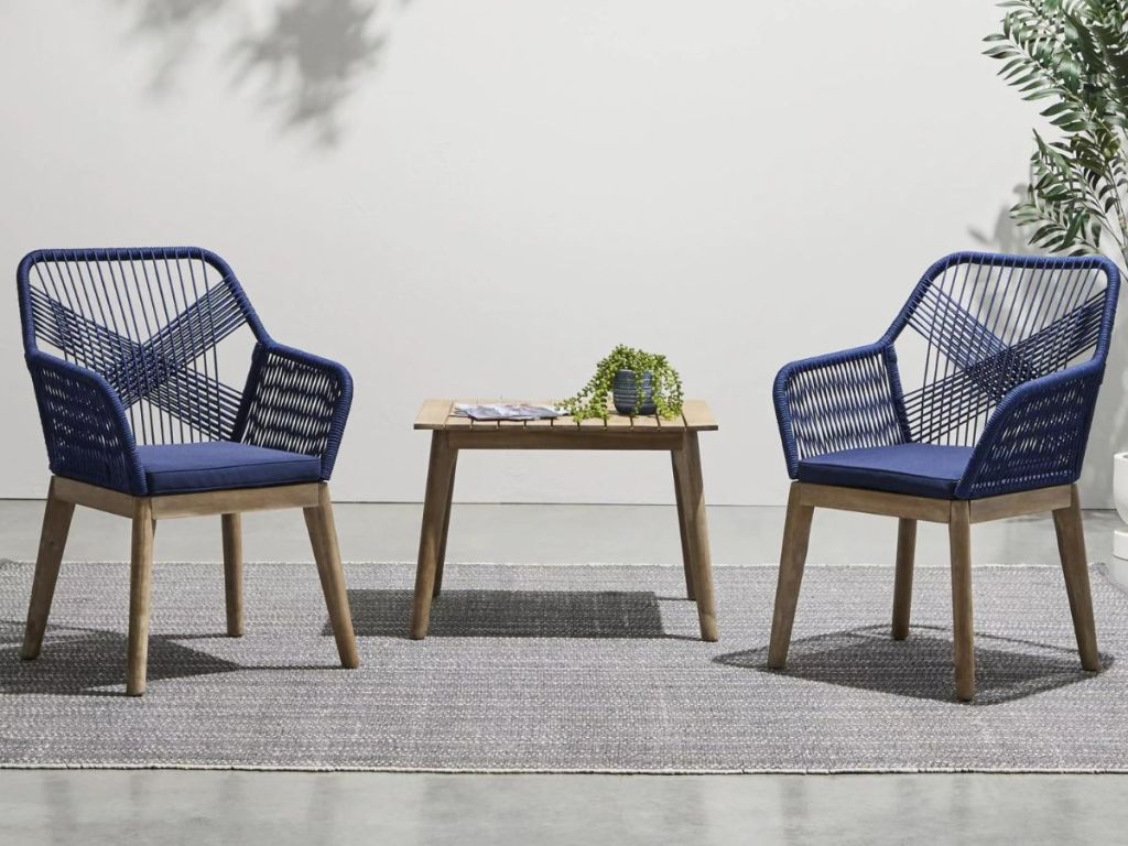 A 3-Piece Patio Set by Gap Home on a patio
