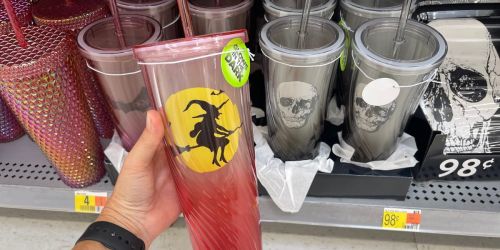NEW Walmart Halloween Glow in the Dark Tumblers Under $7