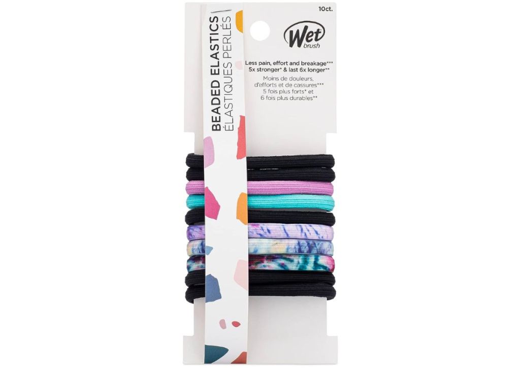 Wet Brush Beaded Hair Elastics - 10 Count