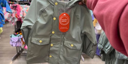 Wonder Nation Kids Rain Jackets ONLY $5.98 on Walmart.com