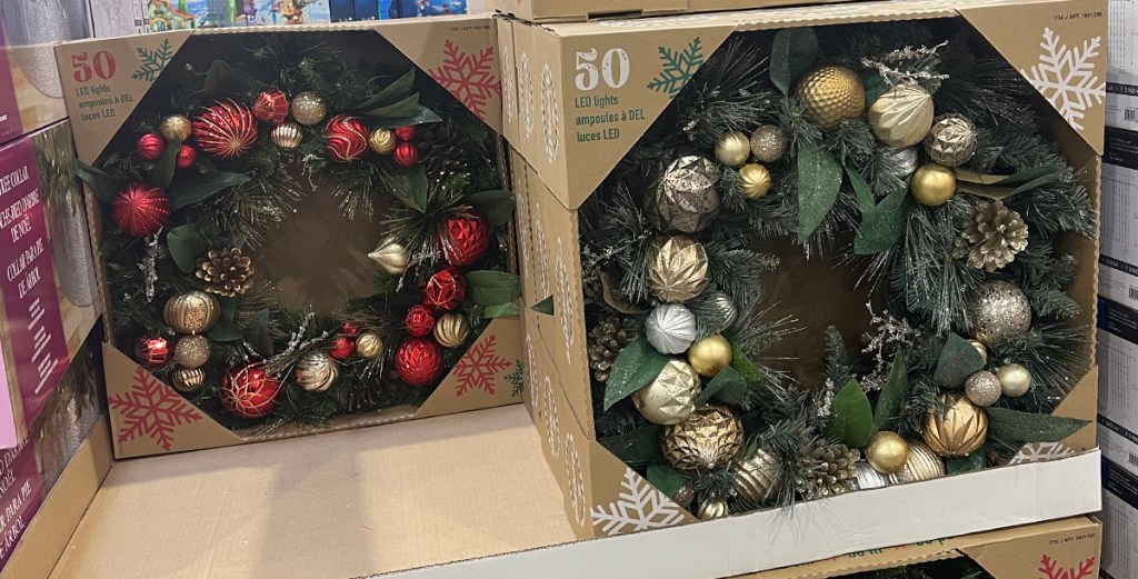 Wreaths with LED Lights