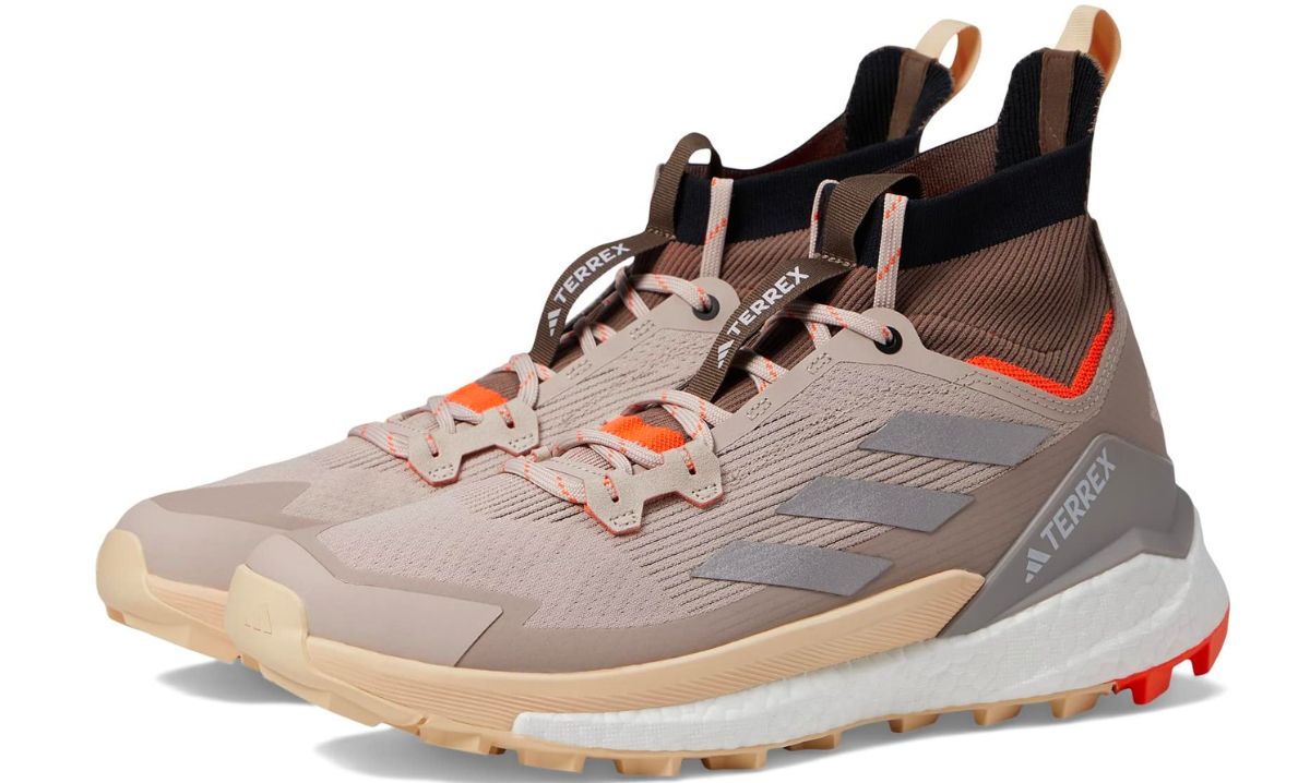 adidas Outdoor Terrex Free Hiker 2 in Taupe stock image