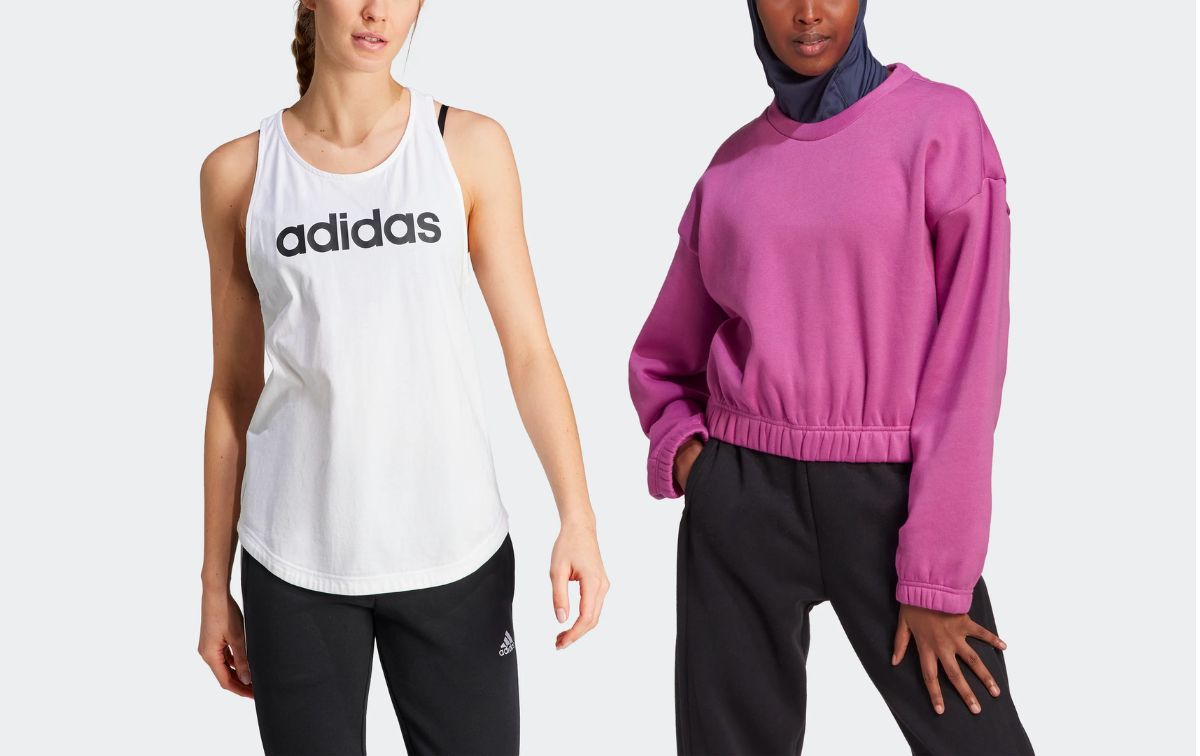 adidas-Womens-Essentials-Loose-Logo-Tank-Top- خصم يصل إلى 70% على عروض أديداس + شحن مجاني |  وفّر على أحذية الركض والشرائح والمزيد