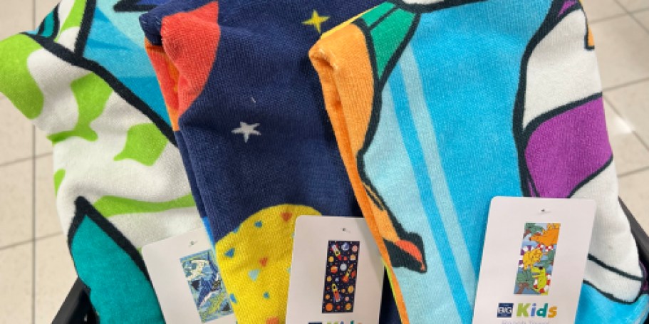 *HOT* THREE Kohl’s Beach Towels Only $13.14 (Just $4.38 Each) – Includes Disney Prints!