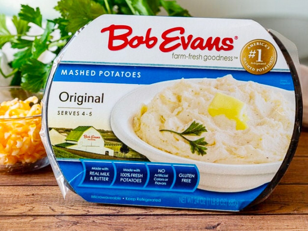 bob evans mashed potato sides