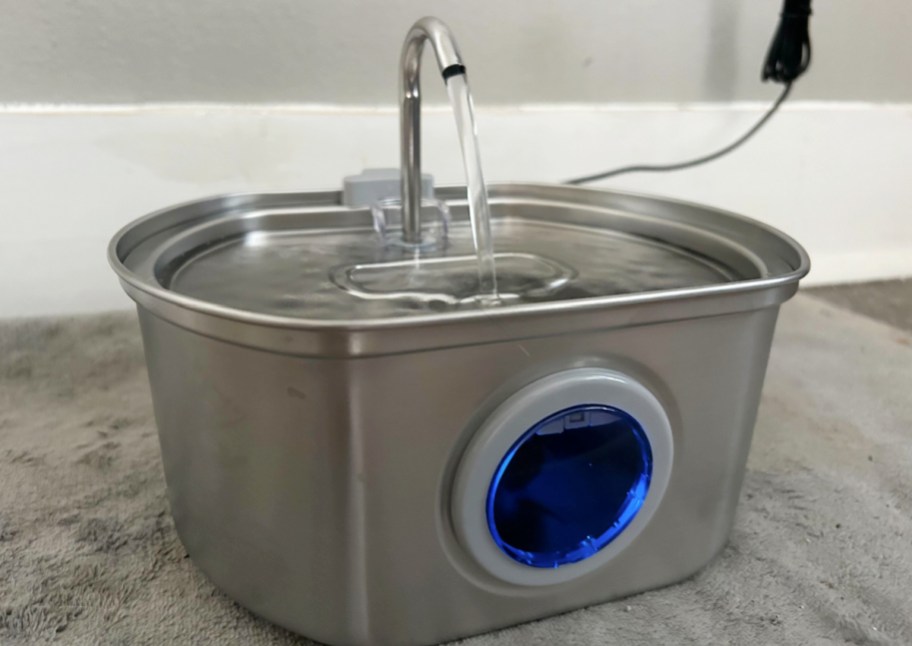 stainless steel cat water fountain