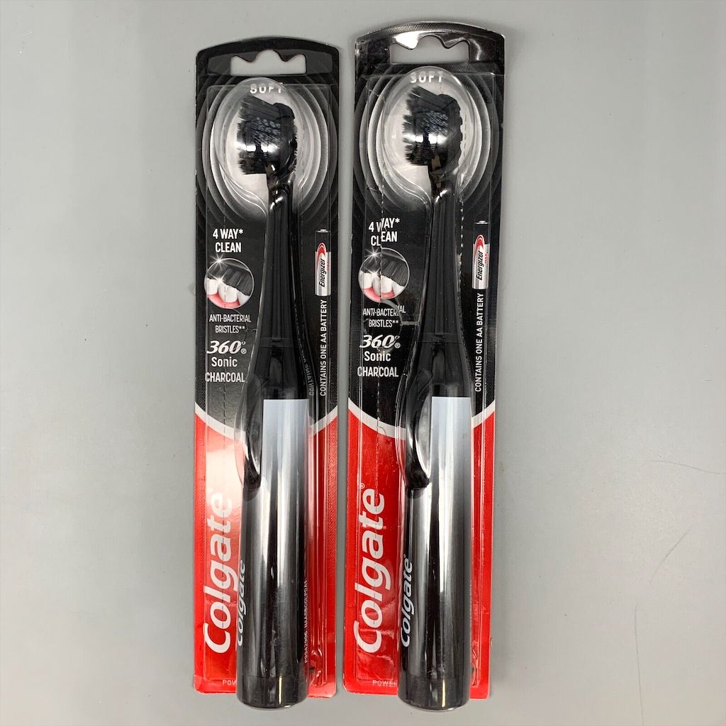 Colgate Charcoal Battery Powered Toothbrush 2-Pack Just $9.96 on Walmart.com (Reg. $18)