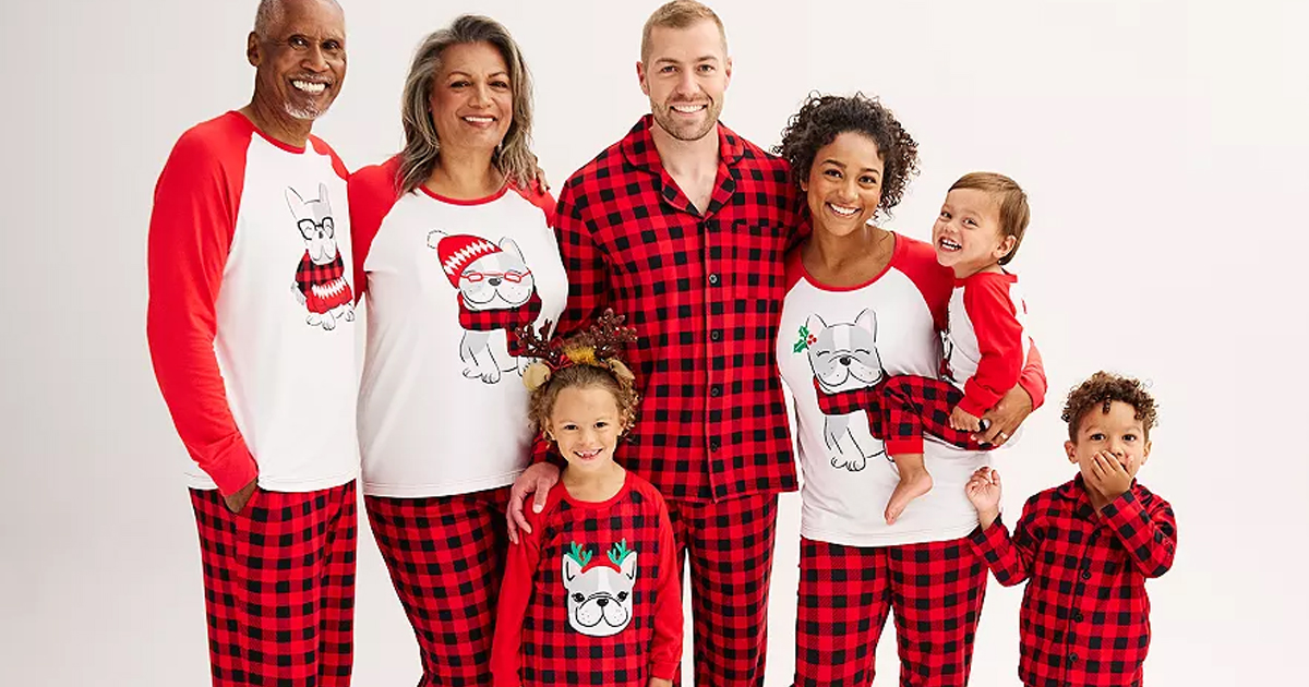 Kohl’s Matching Family Christmas Pajamas Only $6.99 (Regularly $26)