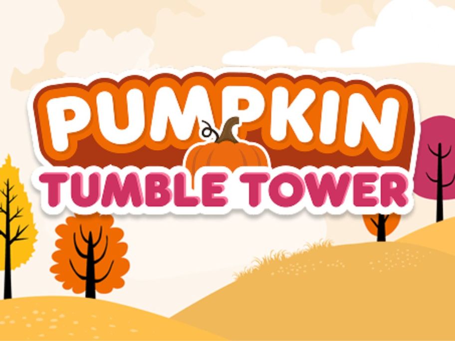 dunkin pumpkin tumble tower