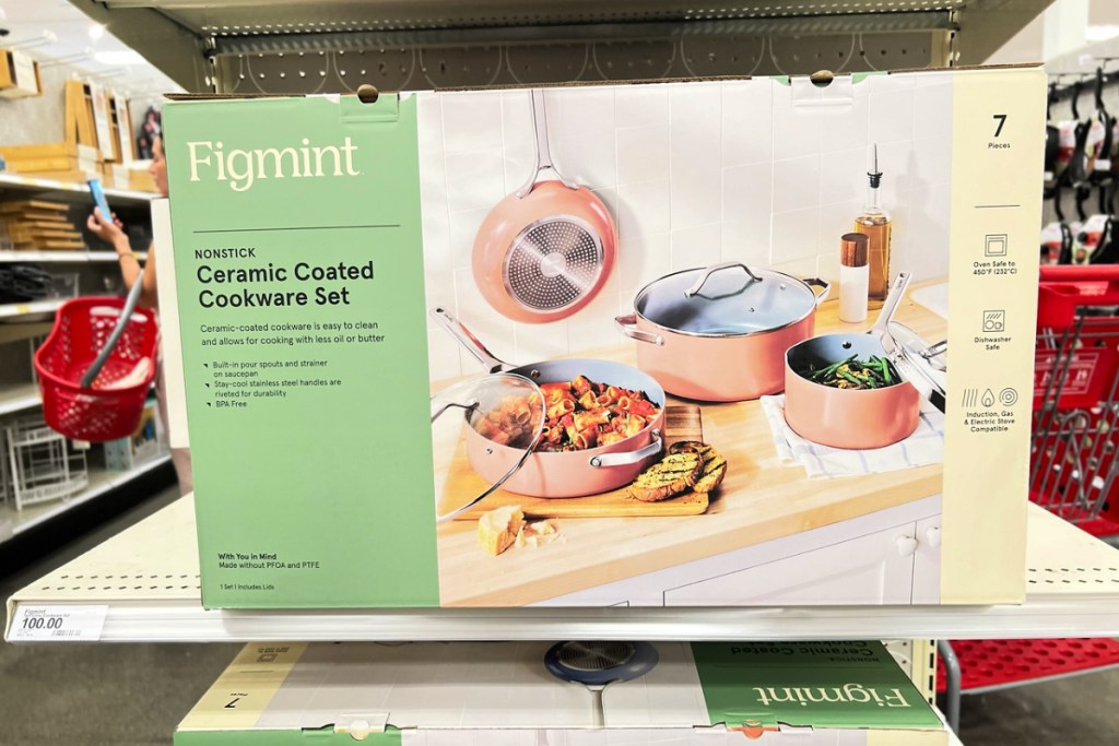 figment cookware box in a Target store