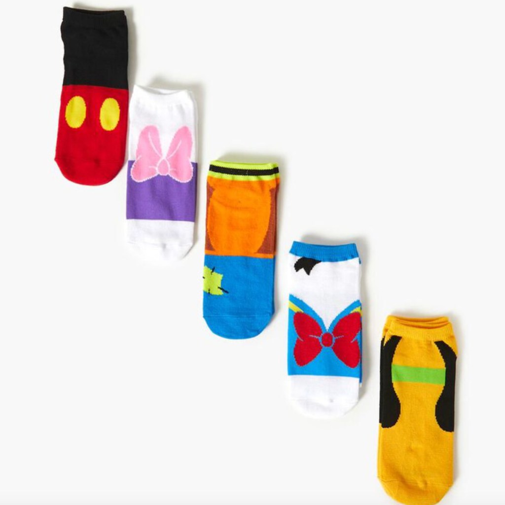 mickey and friends pairs of socks