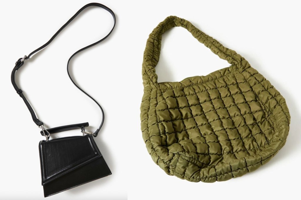 crossbody and quilted handbags