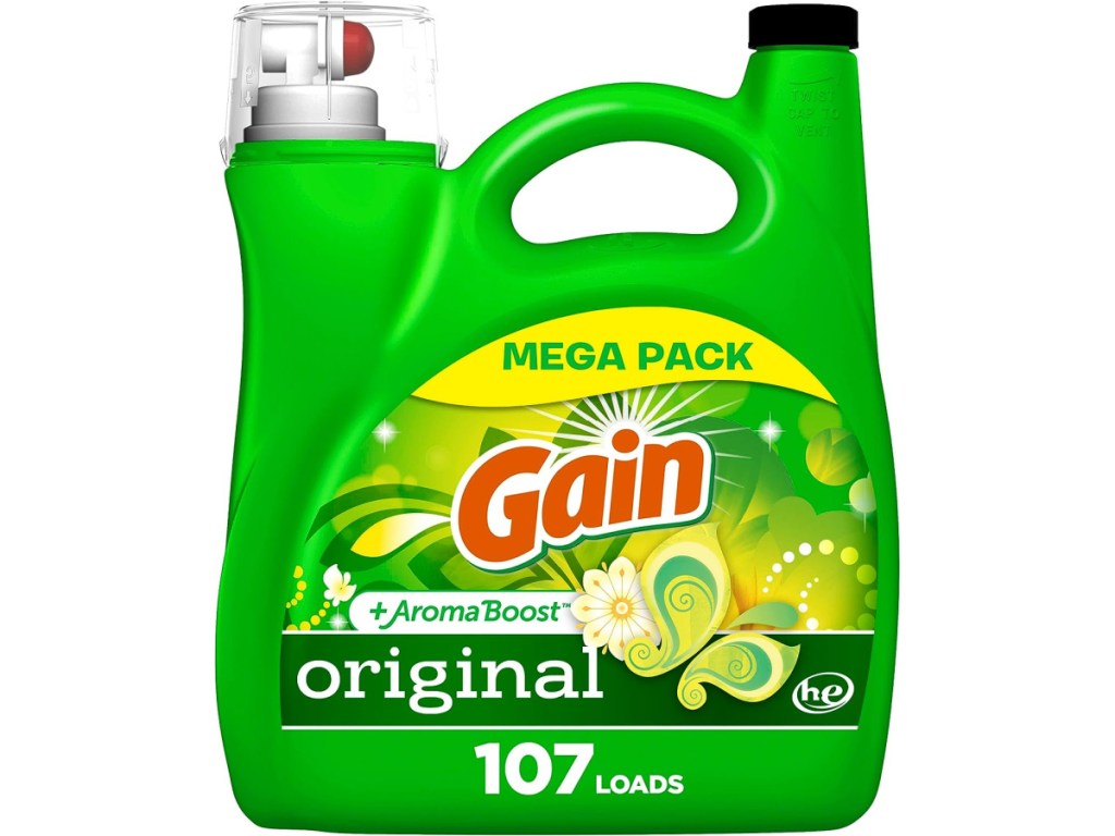 Gain + Aroma Boost Liquid Laundry Detergent 154oz Just 15 Shipped on