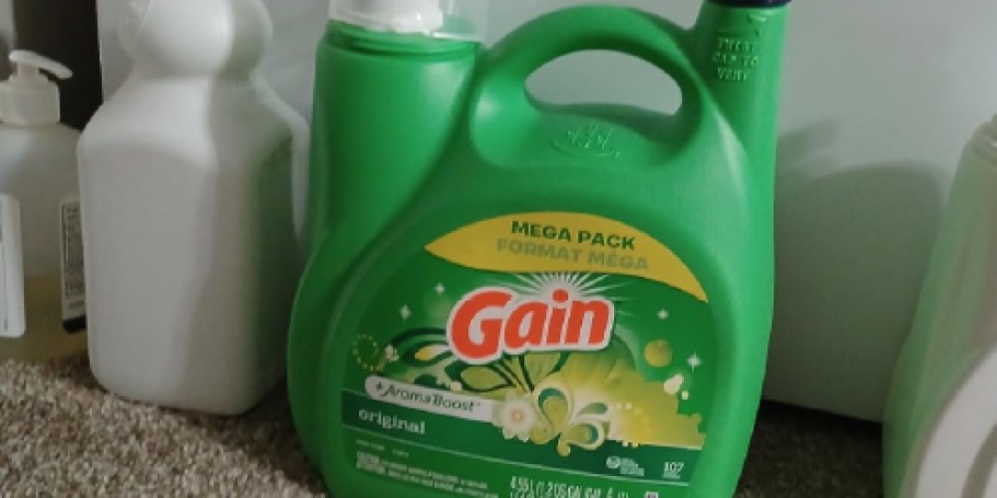 Amazon Laundry Care Sale | $64 Worth of Gain Products Just $42.25 Shipped + $26.65 Credit
