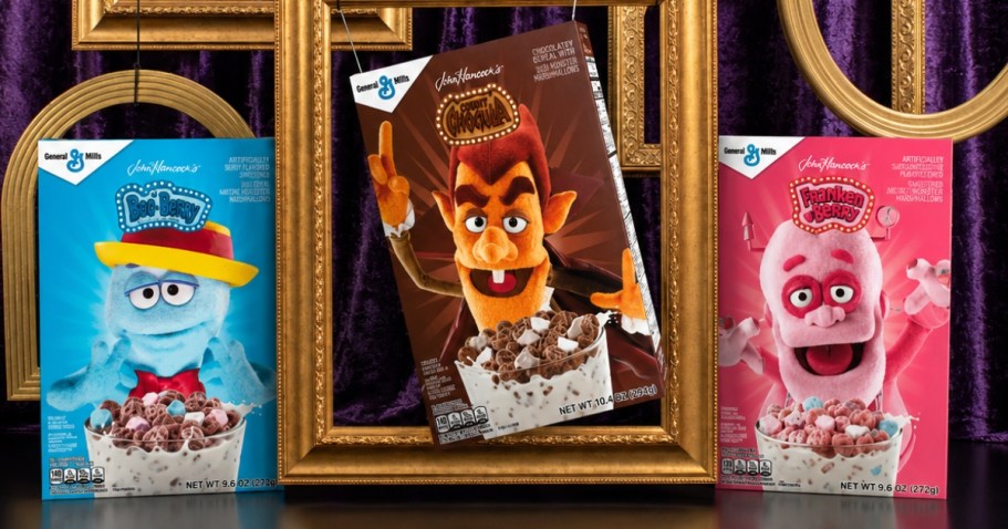Monster Cereals Are Back! Grab Count Chocula, Boo Berry, & Franken Berry Before They’re Gone