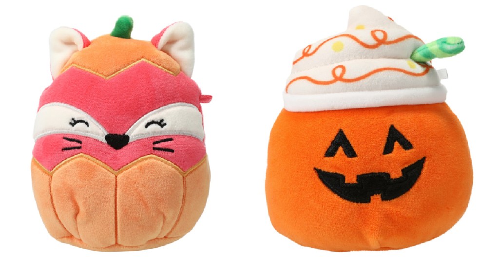 halloween-squishmllows-fox-and-latte خمسة جديدة أقل من عيد الهالوين Squishmallows فقط 5 دولارات |  الخزعبلات و مرحبا كيتي