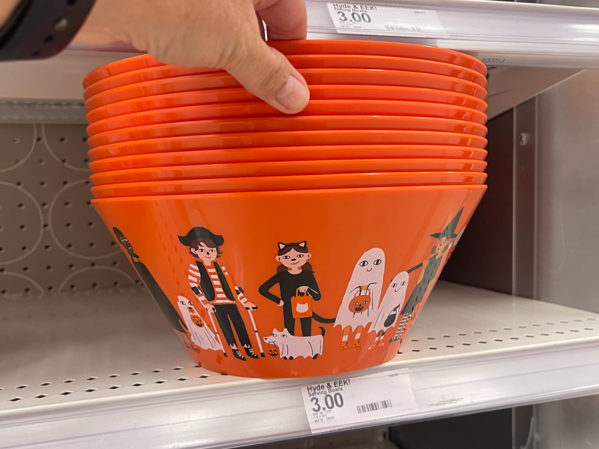 Halloween Candy Bowls & Plates from $3 at Target