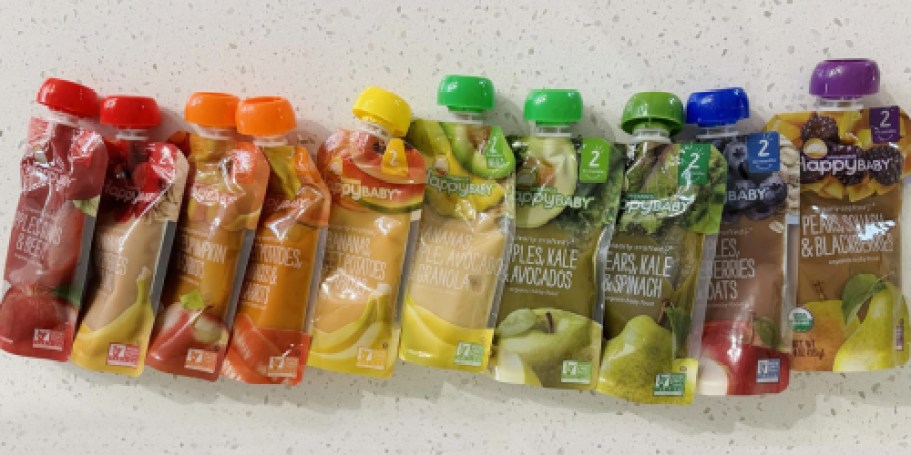 Happy Baby Organics Food Pouch 10-Pack Only $11 Shipped on Amazon