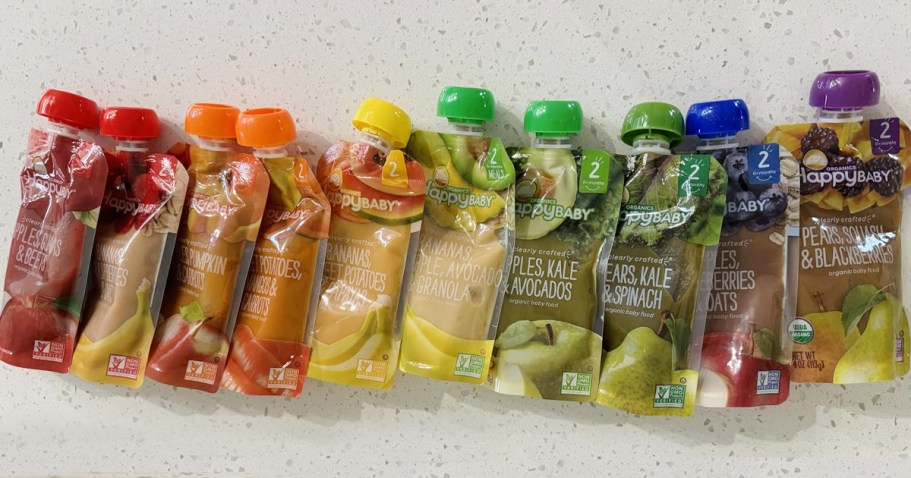 Happy Baby Organics Food Pouch 10-Pack Only $11 Shipped on Amazon