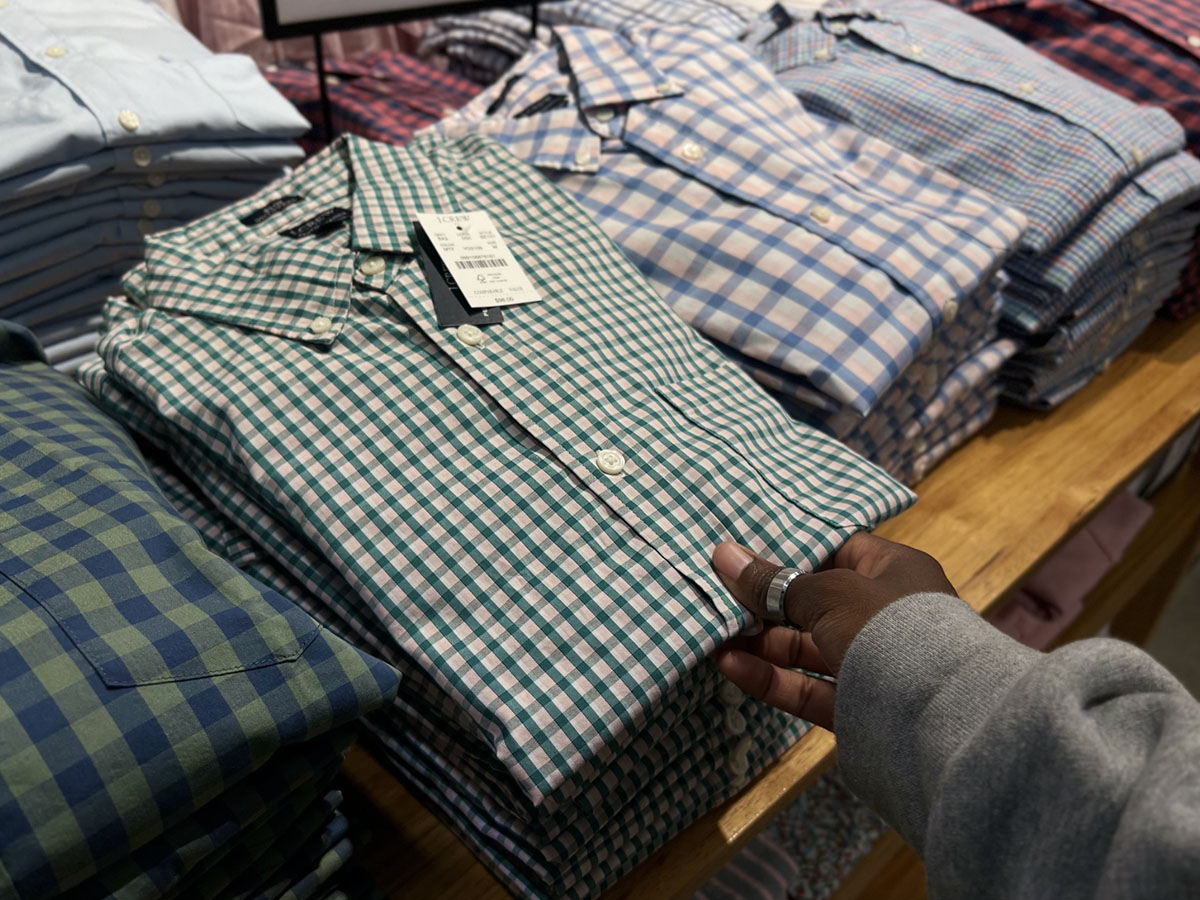 Get 85% Off J. Crew Factory Styles | Men’s Flannel Shirts Only .86 (Reg. .50) + More