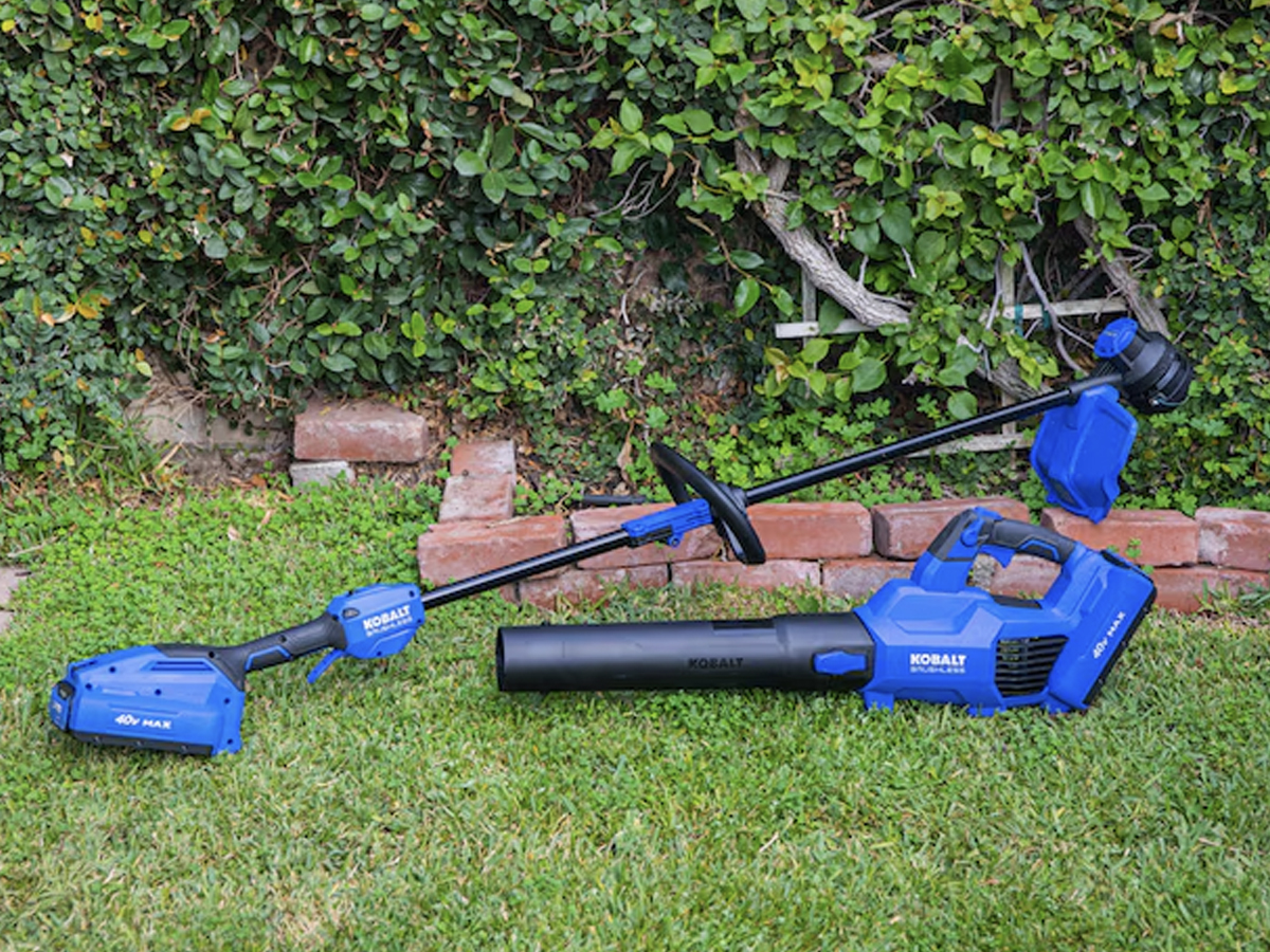 $90 Off Kobalt Cordless String Trimmer & Leaf Blower Kit on Lowes.com + Free Shipping