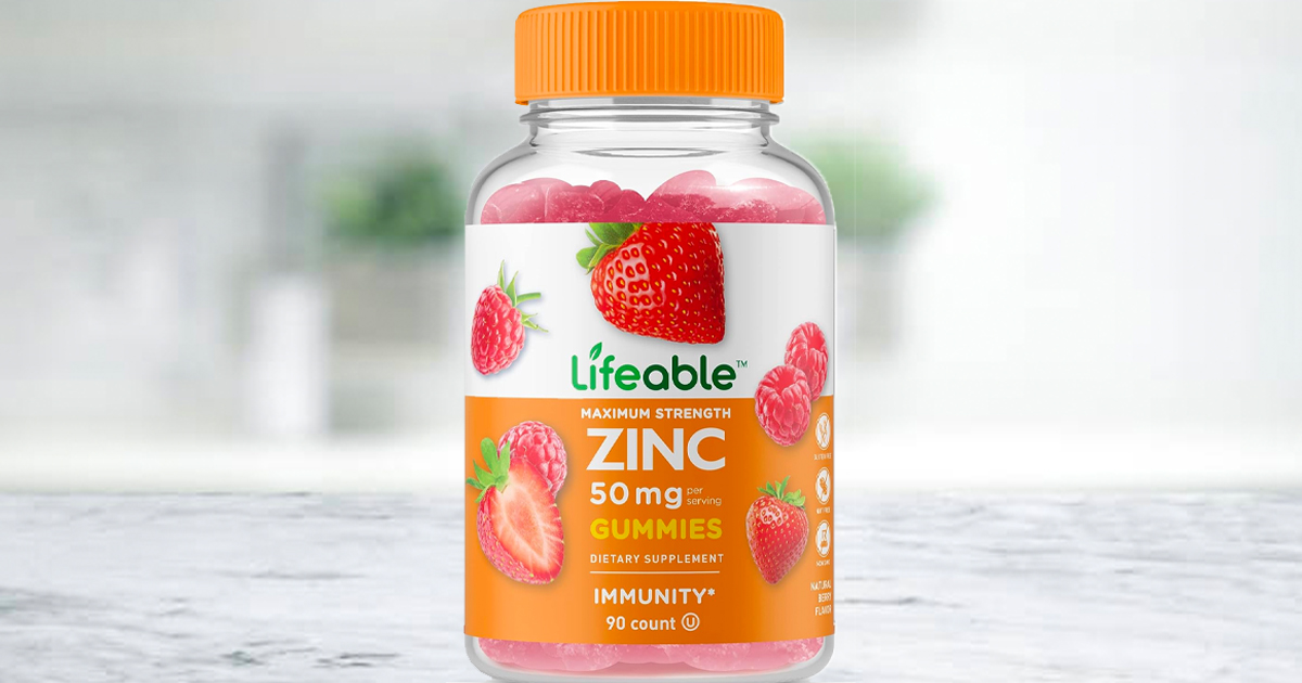 Over 50 Off Lifeable Zinc Gummies 90Count on Amazon Tastes Great & Boosts Your Immunity