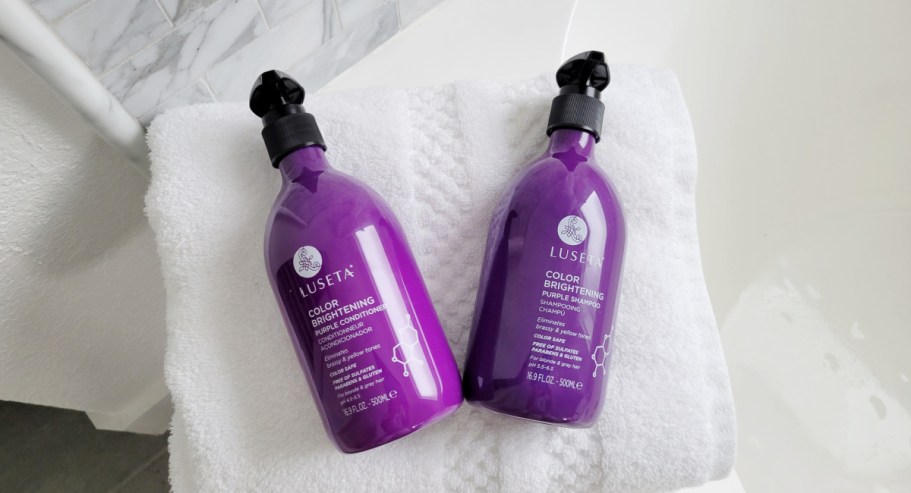 50% Off Luseta Purple Shampoo & Conditioner Set + Free Shipping on Amazon