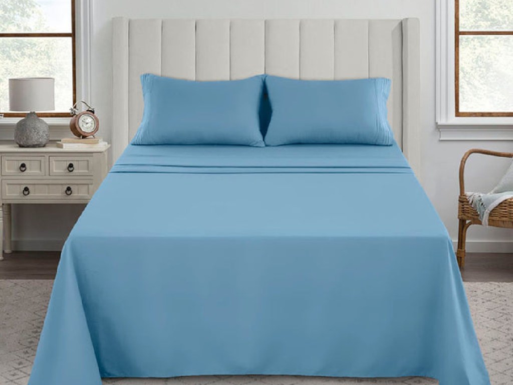 blue lux decor sheets