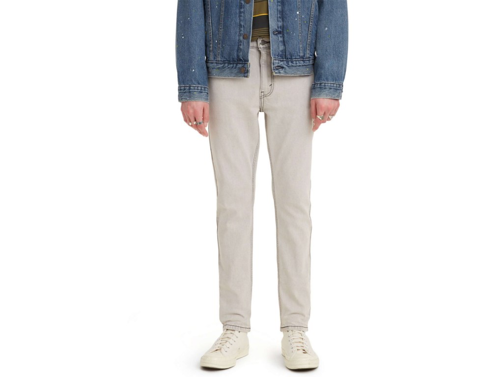 male model wearing Levi's Men's 510 Skinny Jeans