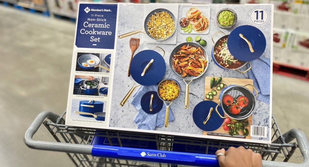 $40 Off Member's Mark Ceramic Cookware Set on SamsClub.com ($350 LESS ...