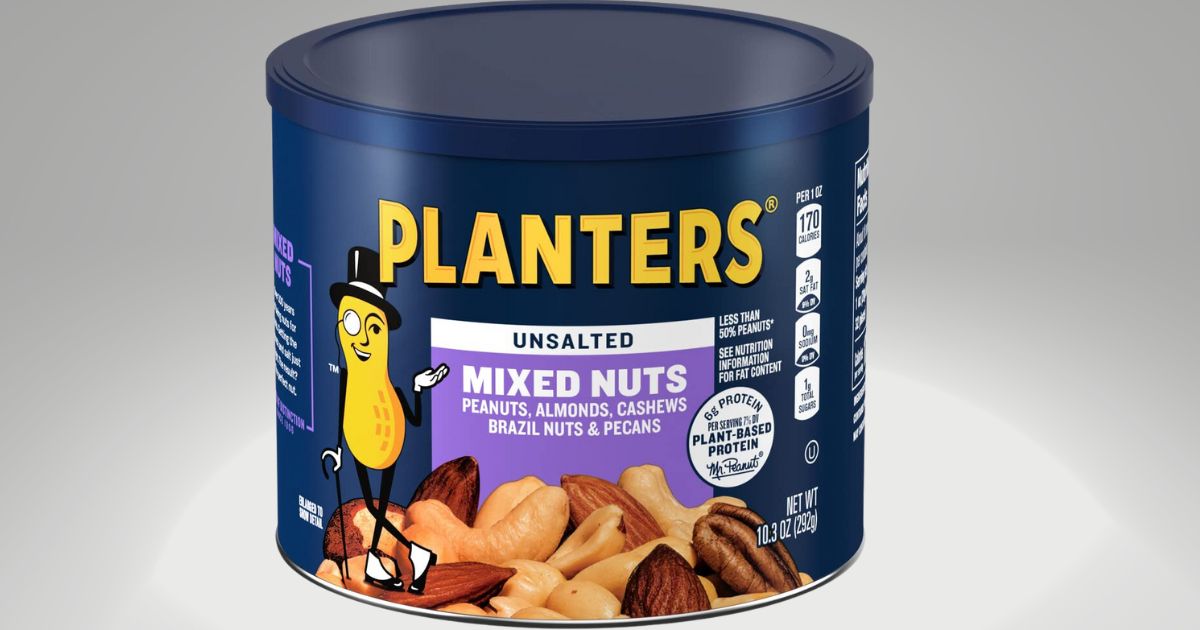 Planters Roasted Unsalted Mixed Nuts 10.3oz Container Just $3.79 Shipped on Amazon